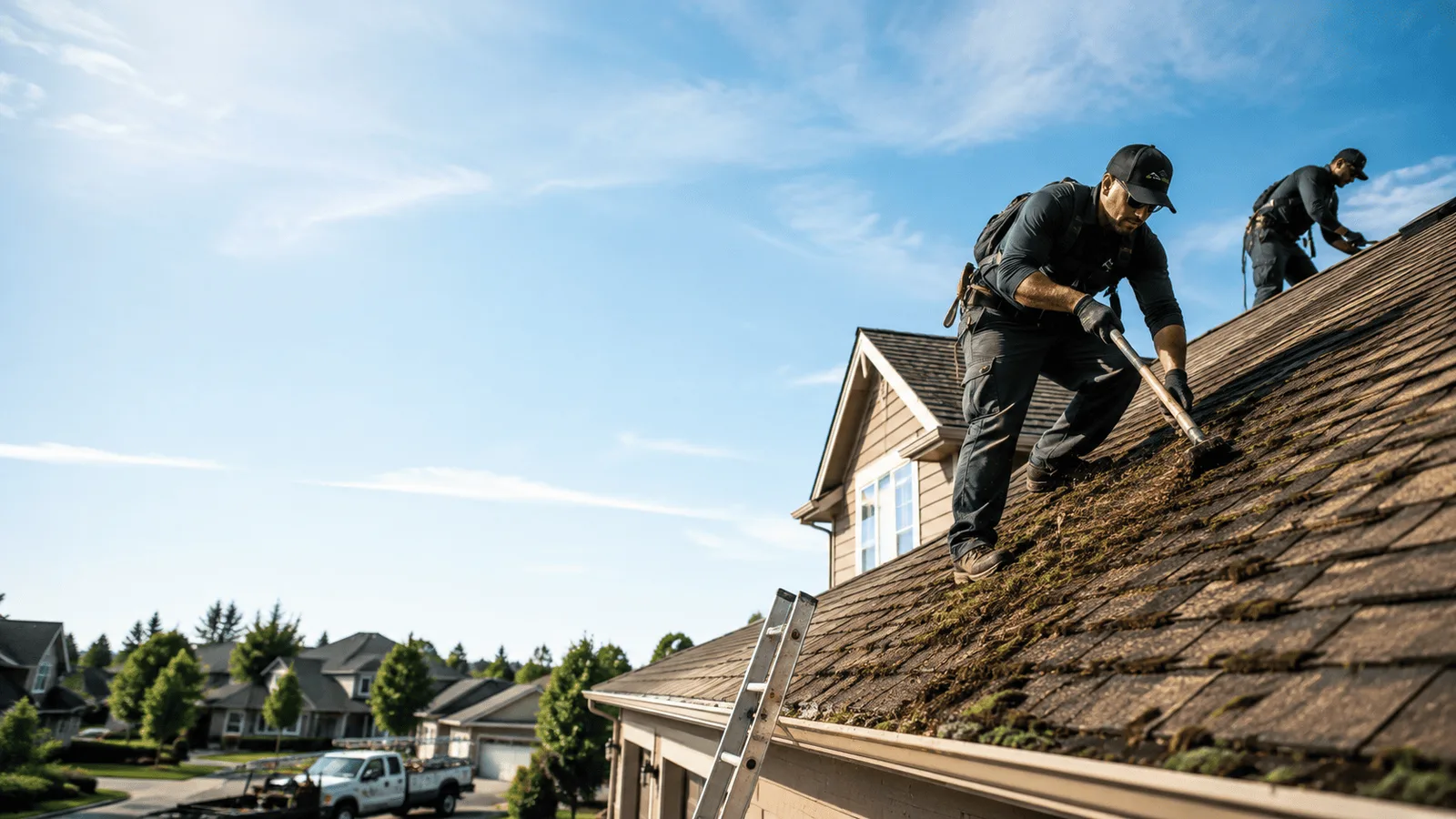 Roof Moss Removal in Hays, KS near me